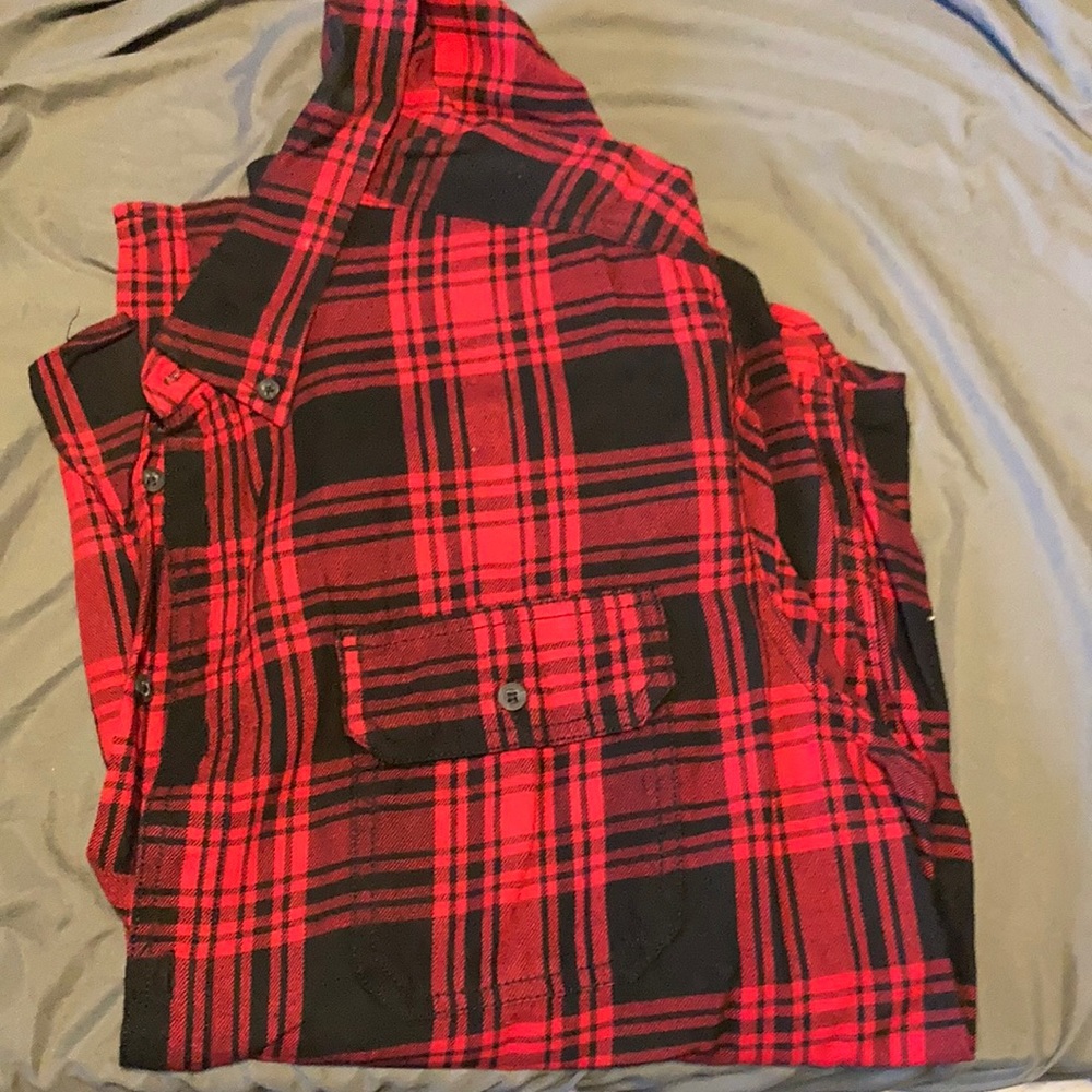 Faded glory red flannel